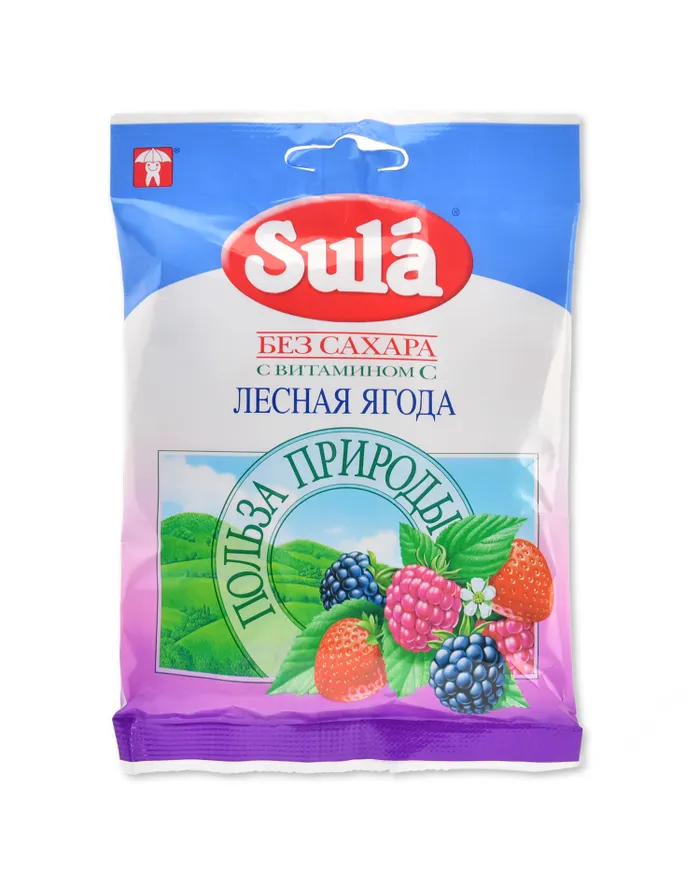 ЛЕДЕНЦЫ SULA ЛЕСНЫЕ ЯГОДЫ 60Г
