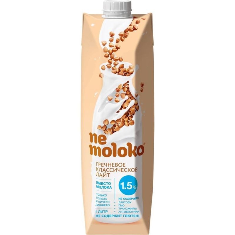 НАПИТОК ГРЕЧНЕВЫЙ NEMOLOKO ЛАЙТ КЛАССИЧЕСКИЙ 1Л Т/П