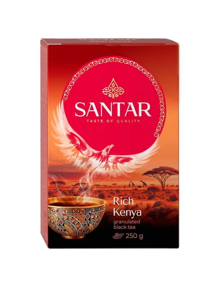 ЧАЙ ЧЕРНЫЙ SANTAR RICH KENYA ГРАНУЛИРОВАННЫЙ 250Г