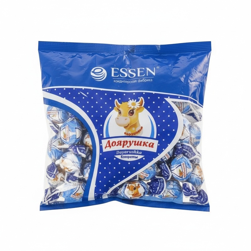 КОНФЕТЫ ESSEN ДОЯРУШКА С ЖЕЛЕЙНОЙ НАЧИНКОЙ 500Г