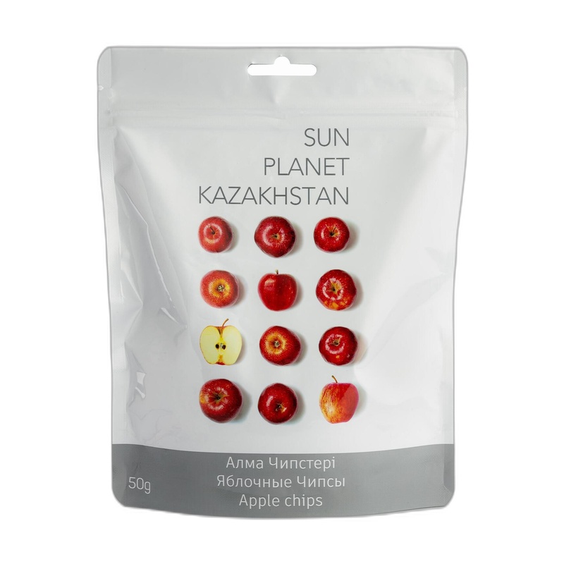 ЧИПСЫ ЯБЛОЧНЫЕ SUN PLANET KAZAKHSTAN 50Г