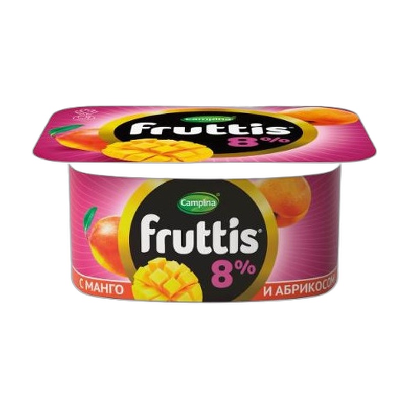 ЙОГУРТ FRUTTIS АБРИКОС МАНГО ЛЕСНЫЕ ЯГОДЫ 8% 115Г