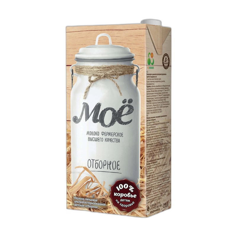 МОЛОКО МОЕ ОТБОРНОЕ 0,95Л Т/П