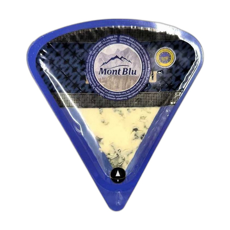 СЫР ДАНИЯ С ГОЛУБОЙ ПЛЕСЕНЬЮ MONT BLU ВЕС