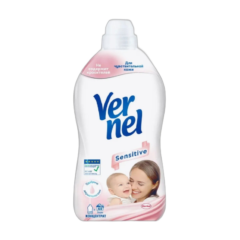 КОНДИЦИОНЕР ДЛЯ БЕЛЬЯ VERNEL SENSITIVE  1440МЛ