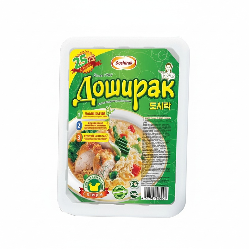 ЛАПША ДОШИРАК КУРИЦА ОСТРАЯ 90Г Т/У