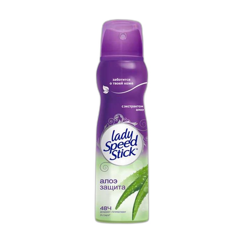 ДЕЗОДОРАНТ-СПРЕЙ LADY SPEED STICK АЛОЭ 150МЛ