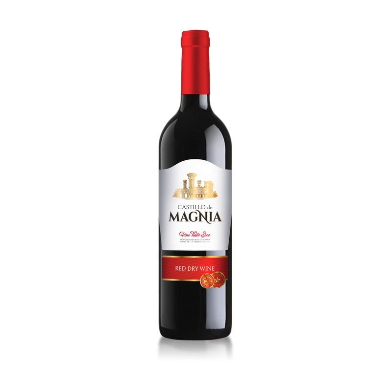 ВИНО CASTILLO DE MAGNIA КРАСНОЕ СУХОЕ 12% 0,75Л ИСПАНИЯ