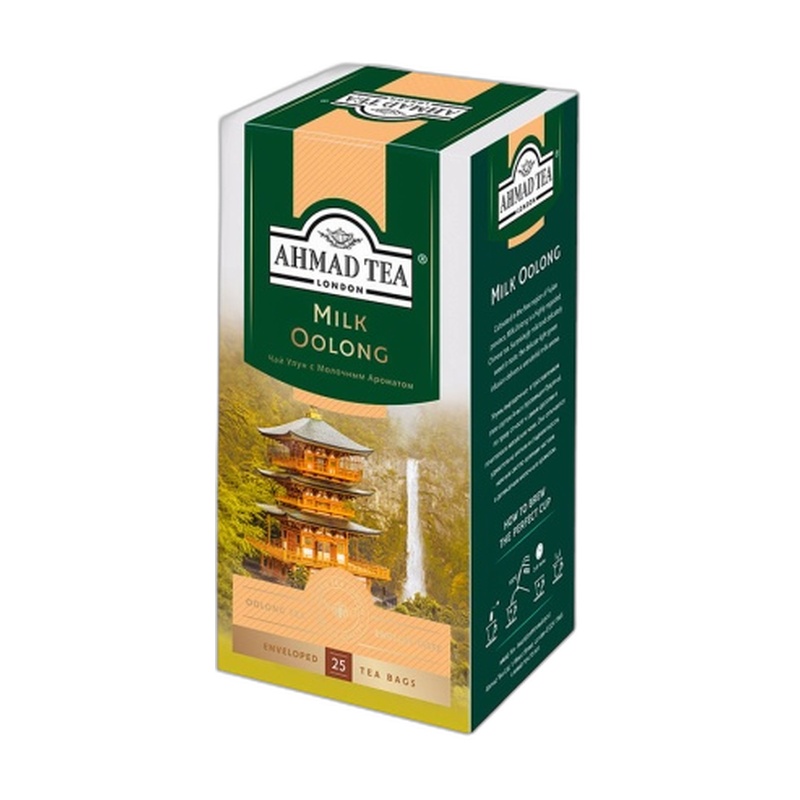ЧАЙ ЧЕРНЫЙ AHMAD TEA МОЛОЧНЫЙ УЛУН 25 ПАКЕТИКОВ