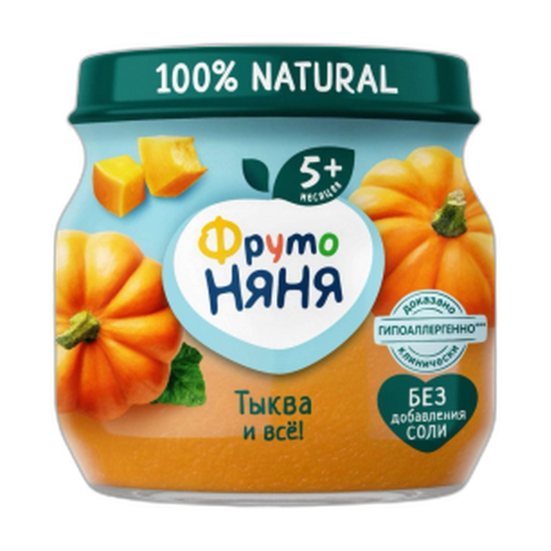 ПЮРЕ ФРУТО НЯНЯ ТЫКВА 80Г СТ/Б