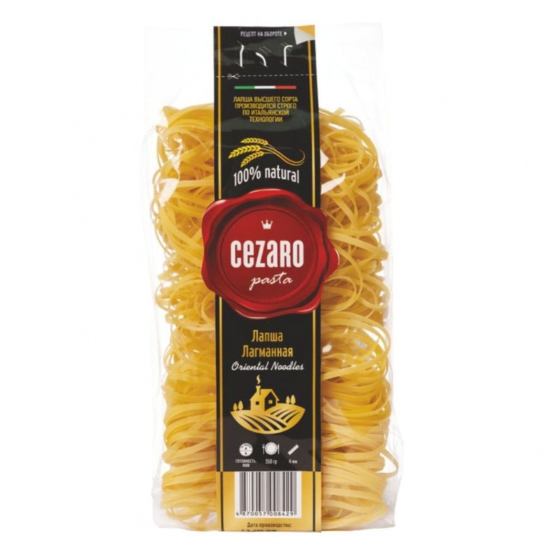ЛАПША CEZARO ЛАГМАННАЯ 350Г
