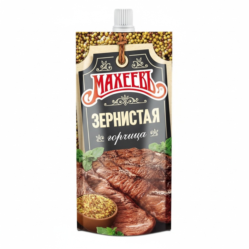 ГОРЧИЦА МАХЕЕВЪ ЗЕРНИСТАЯ 140Г Д/П
