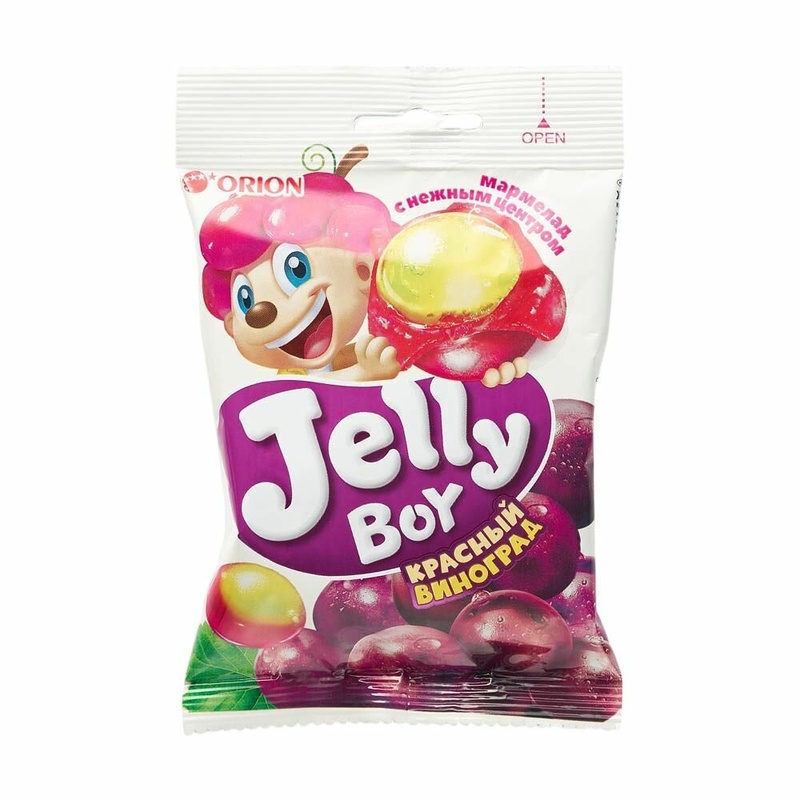 МАРМЕЛАД ЖЕВАТЕЛЬНЫЙ ORION JELLY BOY ВИНОГРАД 66Г
