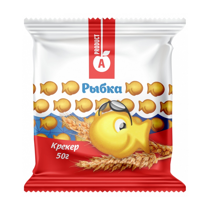 ПЕЧЕНЬЕ A PRODUCT КРЕКЕР РЫБКА 50Г