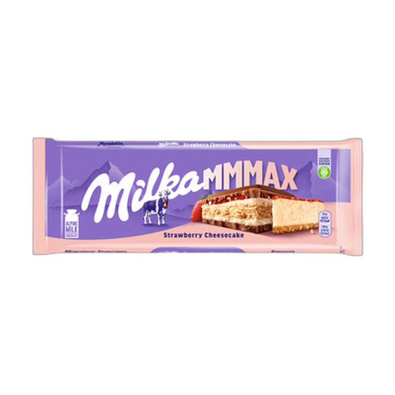ШОКОЛАД MILKA ЧИЗКЕЙК КЛУБНИКА 300Г