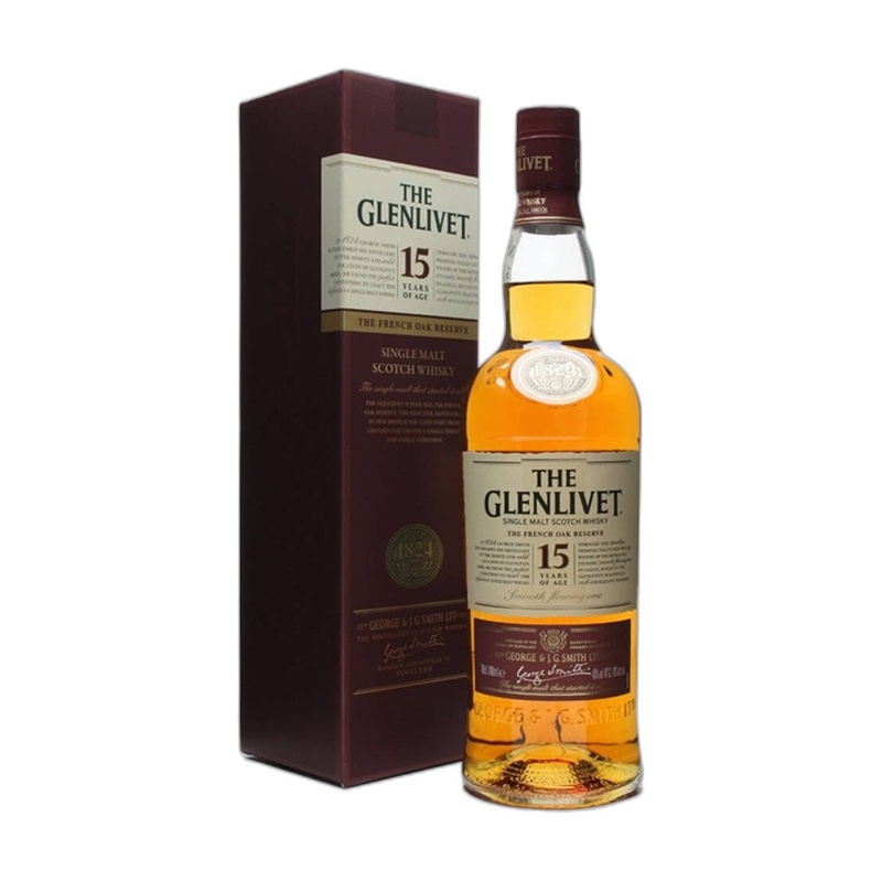 ВИСКИ GLENLIVET FRENCH 15 YO 40% 0,7Л BOX