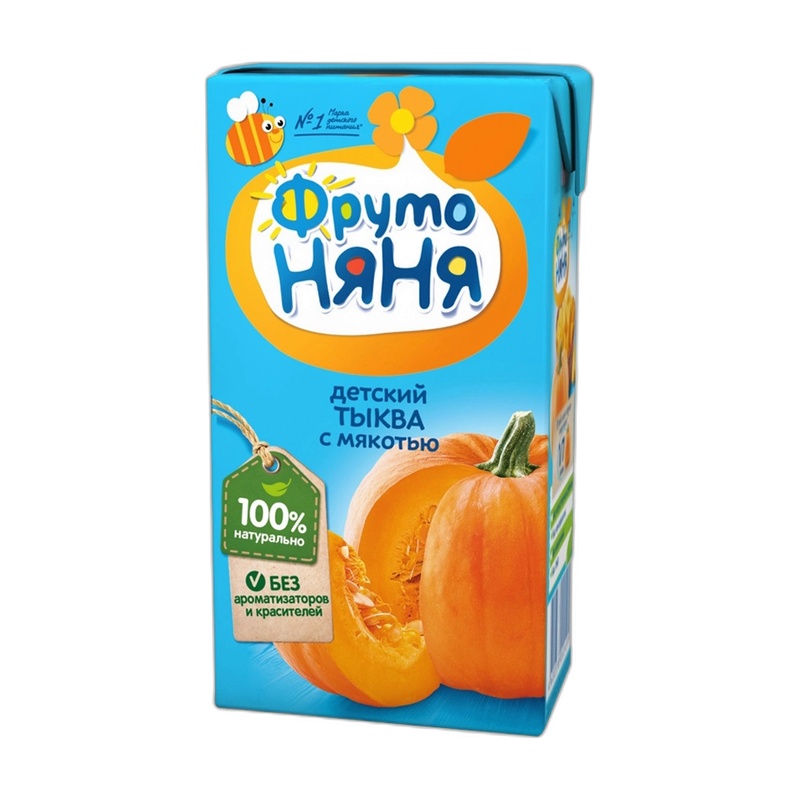НЕКТАР ФРУТО НЯНЯ ТЫКВА С МЯКОТЬЮ 200МЛ Т/П
