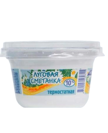 СМЕТАНА BEST MILK ЛУГОВАЯ 10% 180Г