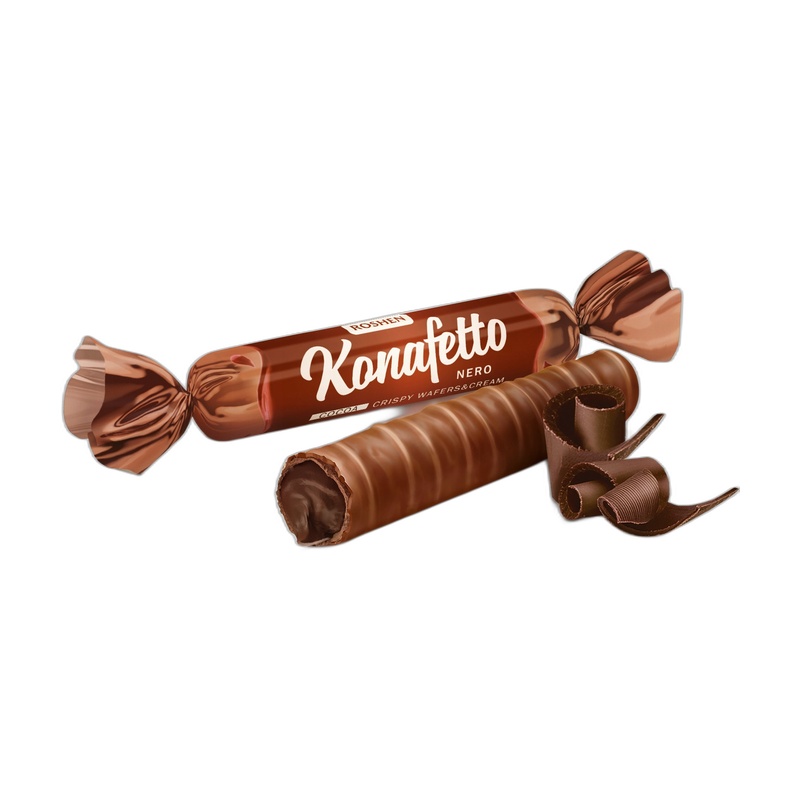 КОНФЕТЫ ROSHEN KANAFETTO NERO КРЕМ ОРЕХ ВЕС