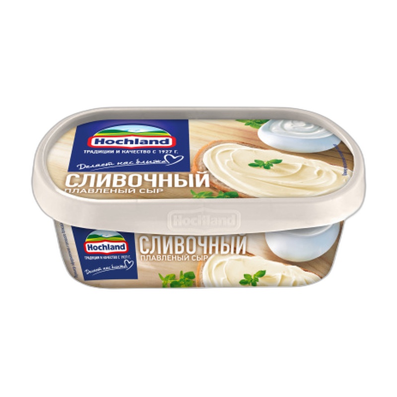 СЫР HOCHLAND СЛИВОЧНЫЙ 200Г ВАННОЧКА