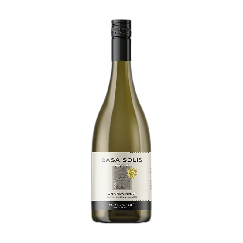 ВИНО CASA SOLIS CHARDONNAY БЕЛОЕ СУХОЕ 12,5% 0,75Л ИСПАНИЯ