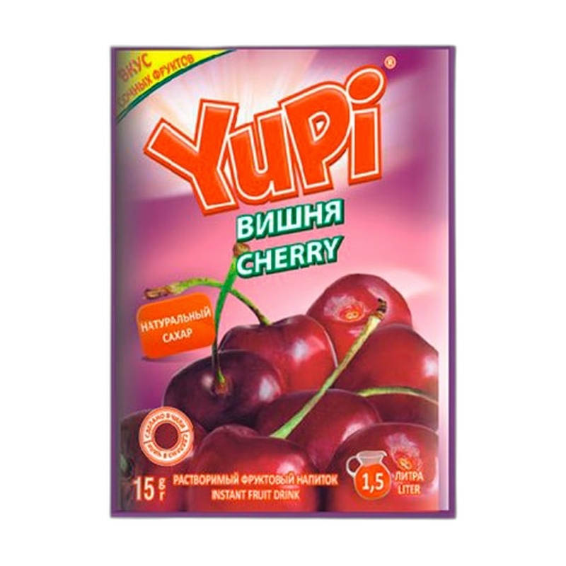 НАПИТОК РАСТВОРИМЫЙ YUPI ВИШНЯ 12Г