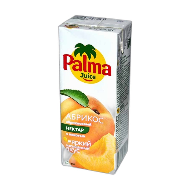 НЕКТАР PALMA АБРИКОС 200МЛ Т/П