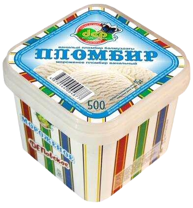МОРОЖЕНОЕ DEP ПЛОМБИР 500Г ПЭТ
