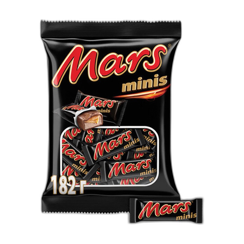 БАТОНЧИКИ MARS MINIS 182Г П/П