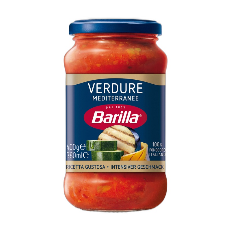 СОУС BARILLA ТОМАТНЫЙ СРЕДИЗЕМНОМОРСКИЕ ОВОЩИ 400Г СТ/Б