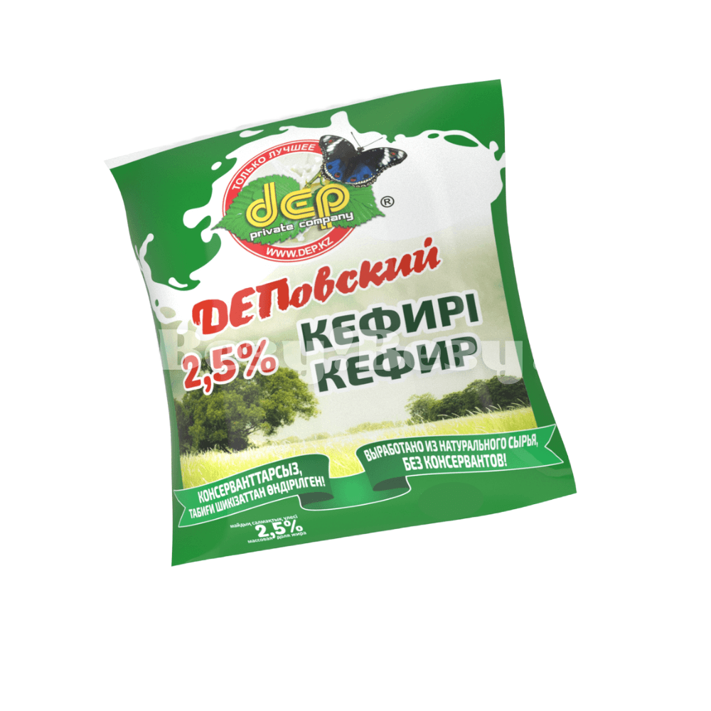 КЕФИР DEP ДЕПОВСКИЙ 2,5% 900Г Ф/П