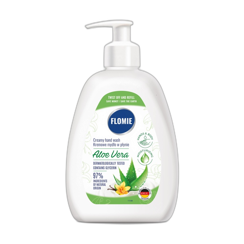 КРЕМ-МЫЛО ЖИДКОЕ FLOMIE ALOE VERA 500МЛ