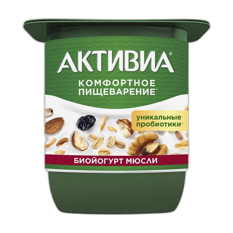 ЙОГУРТ АКТИВИА МЮСЛИ 110Г
