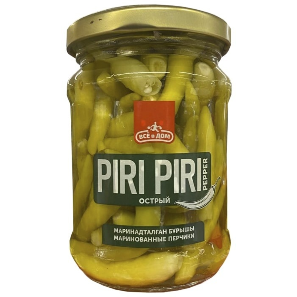 ПЕРЕЦ PEPERONCINI PICCANTI МАРИНОВАННЫЙ ПИРИ ПИРИ 350МЛ
