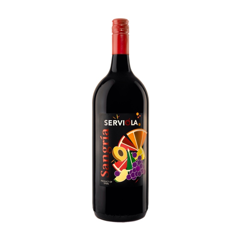 ВИНО SERVIOLA SANGRIA КРАСНОЕ ПОЛУСЛАДКОЕ 7% 1,5Л ИСПАНИЯ