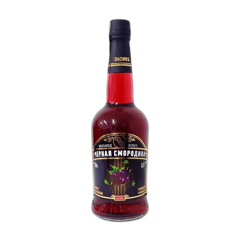 НАСТОЙКА DIONIS ЧЕРНАЯ СМОРОДИНА 18% 0,5Л