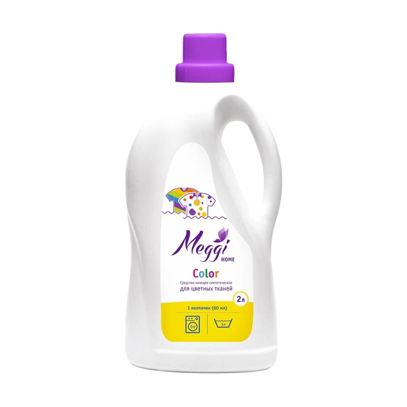 ГЕЛЬ ДЛЯ СТИРКИ MEGGI HOME ДЛЯ ЦВЕТНЫХ ТКАНЕЙ 2Л