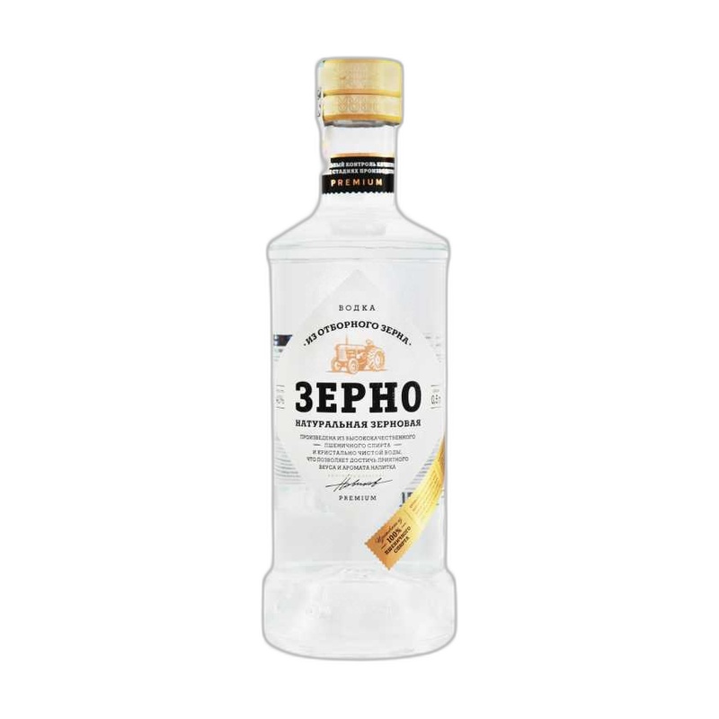 ВОДКА ЗЕРНО 40% 0,5Л