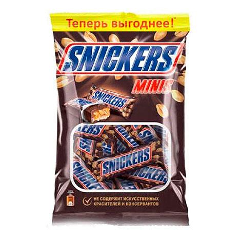 БАТОНЧИК SNICKERS MINIS МУЛЬТИПАК 180Г П/П
