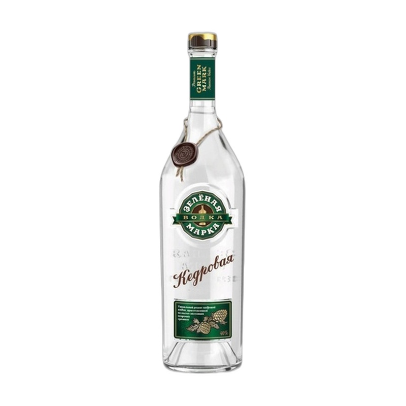 ВОДКА ЗЕЛЕНАЯ МАРКА КЕДРОВАЯ 40% 0,375Л