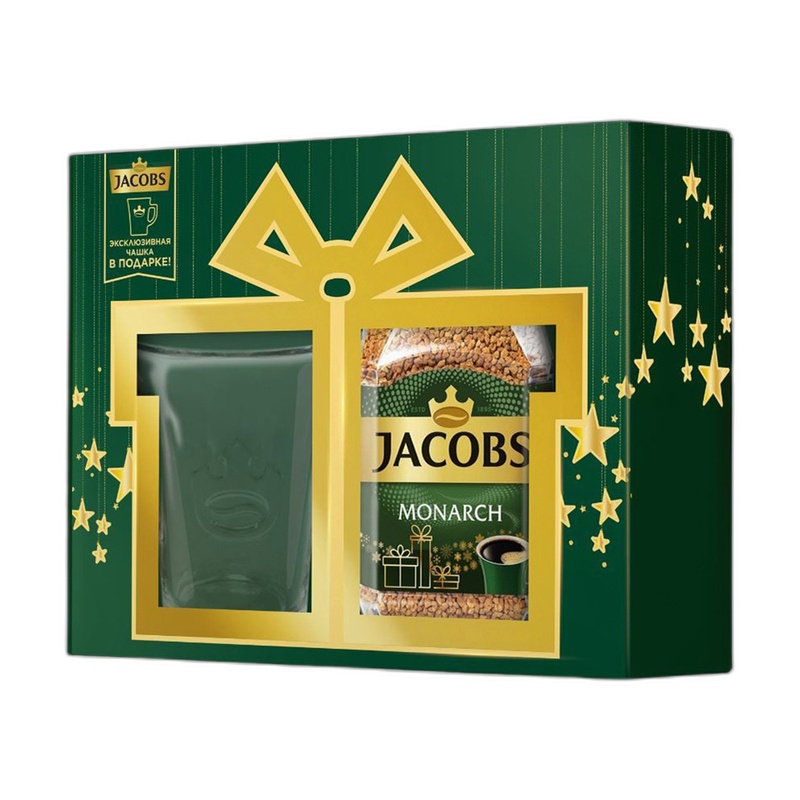 НАБОР КОФЕ JACOBS MONARCH 95Г+ЧАЙ ЧЕРНЫЙ PICKWICK КЛУБНИКА 20 ПАК