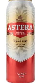 ПИВО ASTERA 4,6% 0,568Л Ж/Б
