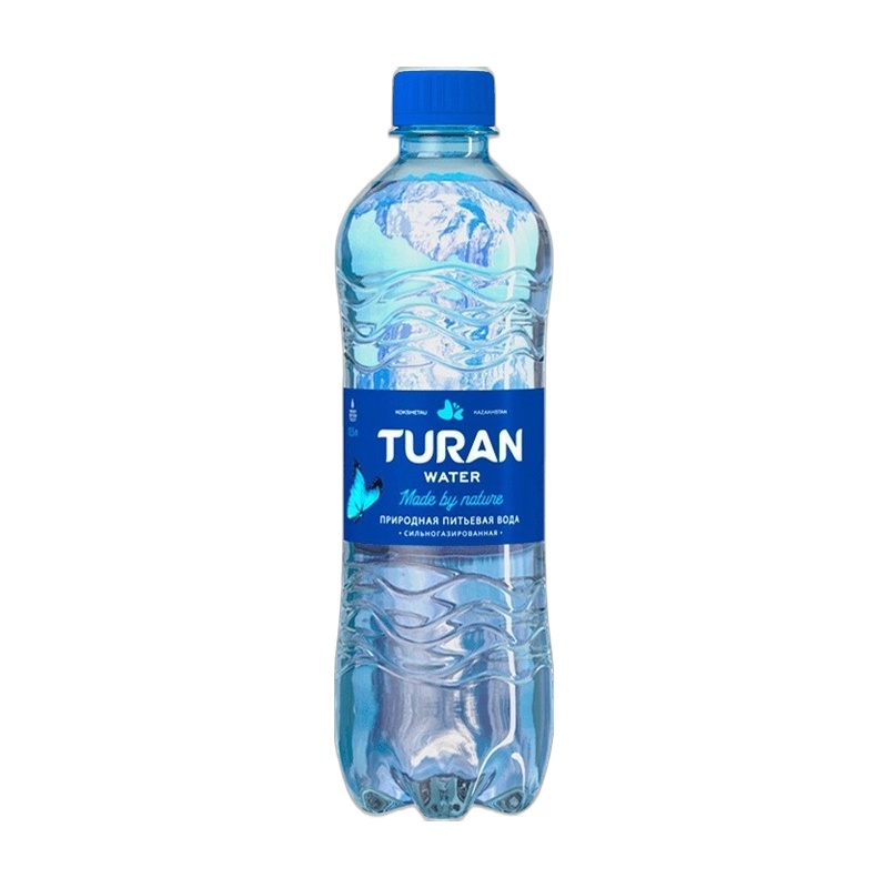 ВОДА ГАЗИРОВАННАЯ TURAN 0,5Л ПЭТ