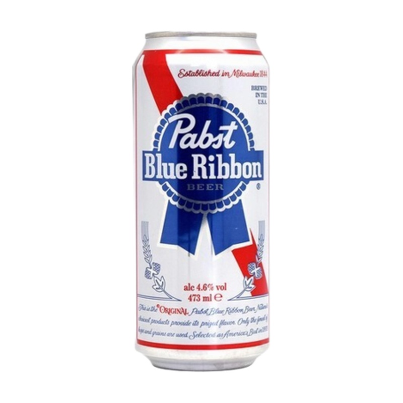 ПИВО PABST BLUE RIBBON 4,7% 0,43Л Ж/Б