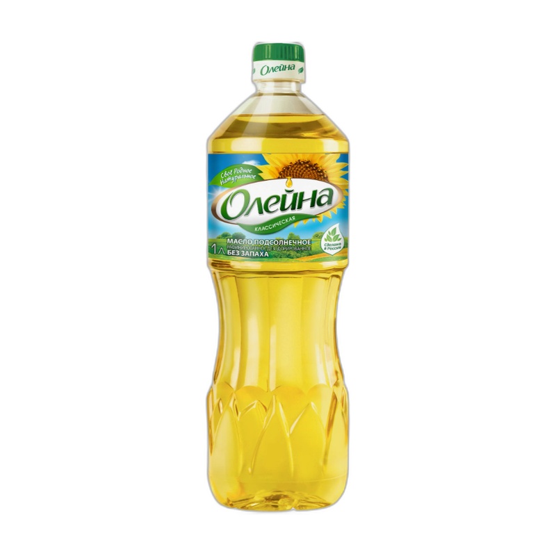 МАСЛО ПОДСОЛНЕЧНОЕ ОЛЕЙНА 1Л