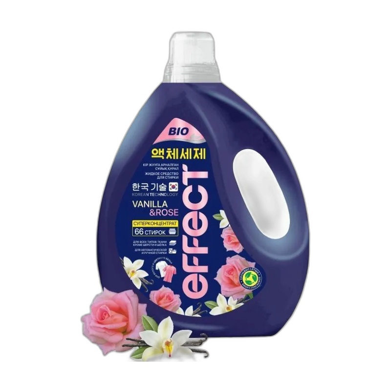 ГЕЛЬ ДЛЯ СТИРКИ EFFECT VANILLA ROSE СУПЕРКОНЦЕНТРАТ 2Л