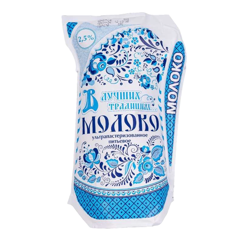 МОЛОКО В ЛУЧШИХ ТРАДИЦИЯХ 2,5% У/П 0,9Л КУВШИН