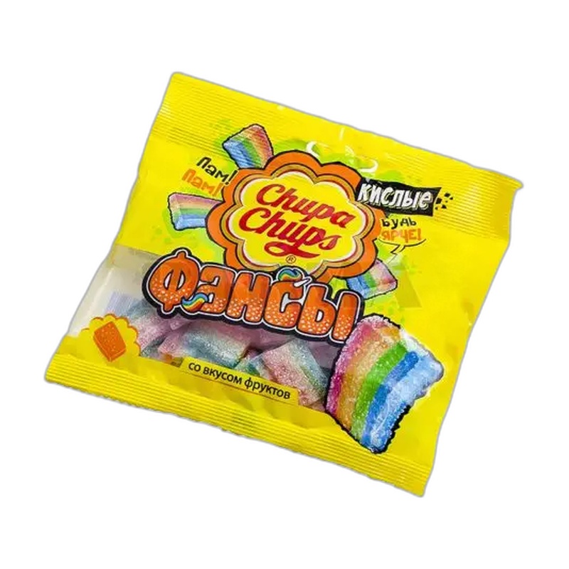 МАРМЕЛАД CHUPA CHUPS КИСЛЫЕ ФАНСЫ 100Г