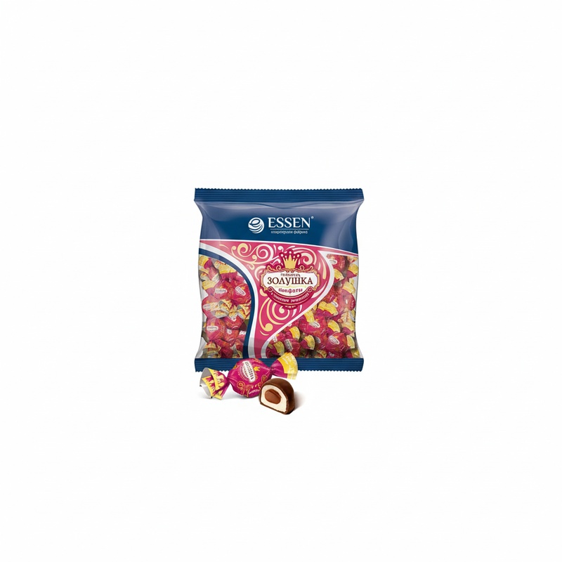 КОНФЕТЫ ESSEN ЗОЛУШКА С ЖЕЛЕЙНОЙ НАЧИНКОЙ 500Г