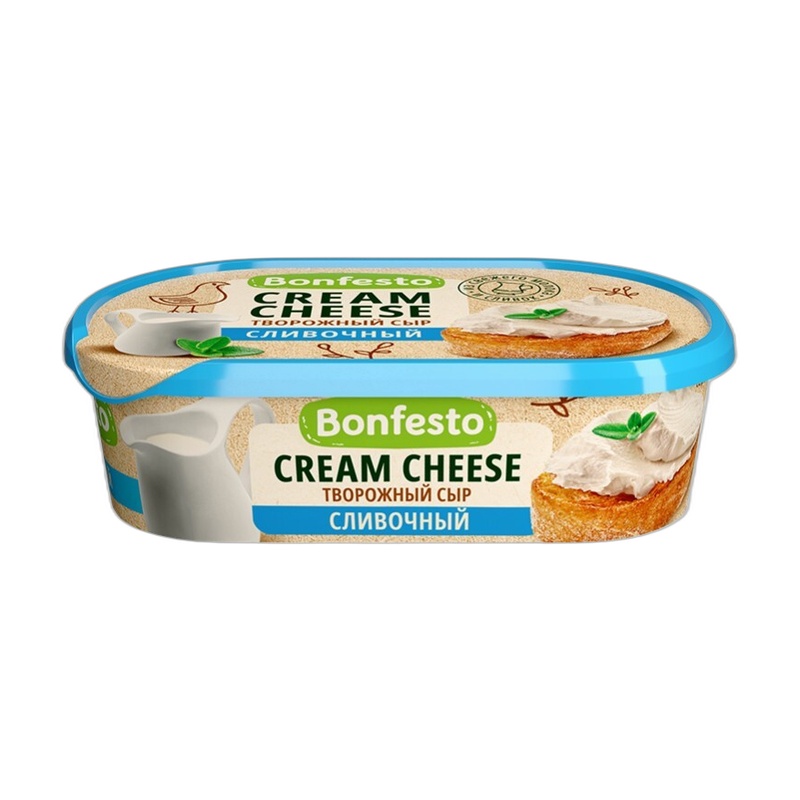 СЫР ТВОРОЖНЫЙ BONFESTO CREAM CHEESE 65% 140Г